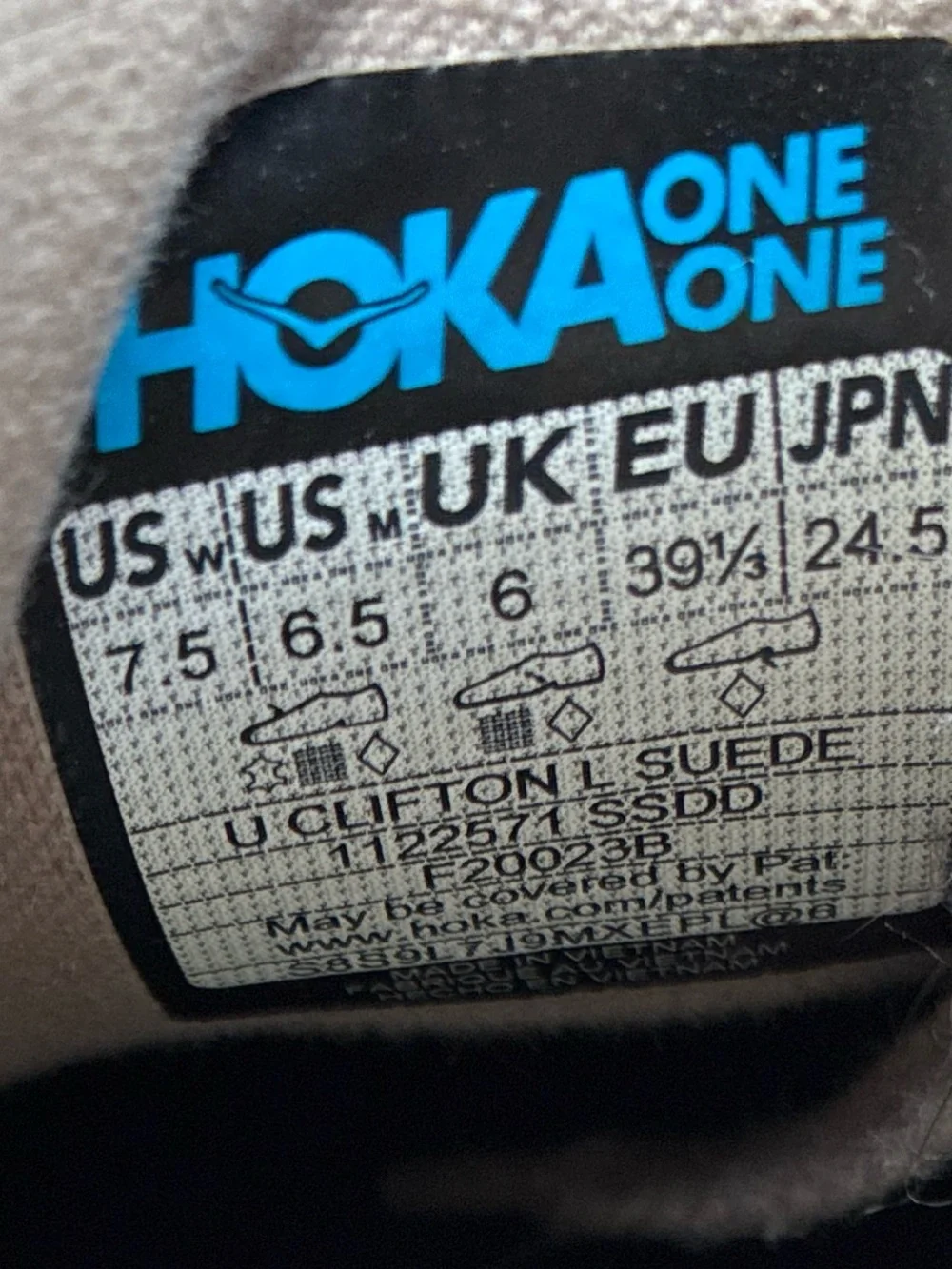 Hoka One One womens Suede Sneakers in Light Tan 7.5